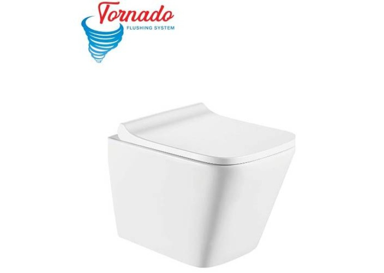 Унітаз підвісний Koller Pool TREND безободковий з дюропластом soft-close TR-0490-RQ3