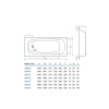 Ванна сталева прямокутна KOLLER POOL 130х70E (B30E1200E)
