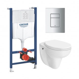 Комплект унитаза с инсталляцией 4 в 1 Grohe Solido Even UA38971966A