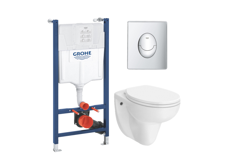 Комплект унітазу з інсталяцією 4 в 1 Grohe Solido Start UA38971964A