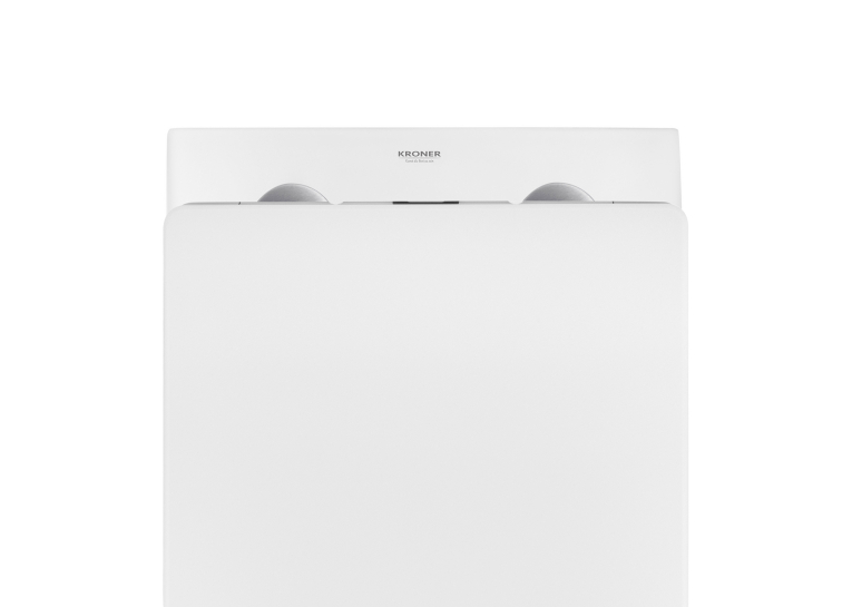 Унітаз підвісний Kroner Harz WHI523632 RIMLESS безобідковий з сидінням (KH523632WHIR)