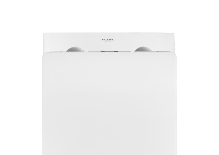 Унітаз підвісний Kroner Harz WHI523632 RIMLESS безобідковий з сидінням (KH523632WHIR)