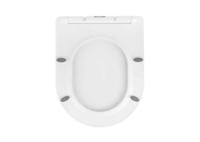 Унітаз підвісний Kroner Harz WHI523632 RIMLESS безобідковий з сидінням (KH523632WHIR)