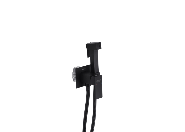 Змішувач з гігієнічним душем Kroner KRP Edelstahl Kubus-SCH053, CV029969