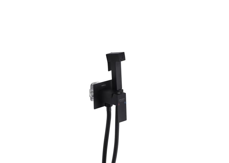 Змішувач з гігієнічним душем Kroner KRP Edelstahl Kubus-SCH053, CV029969