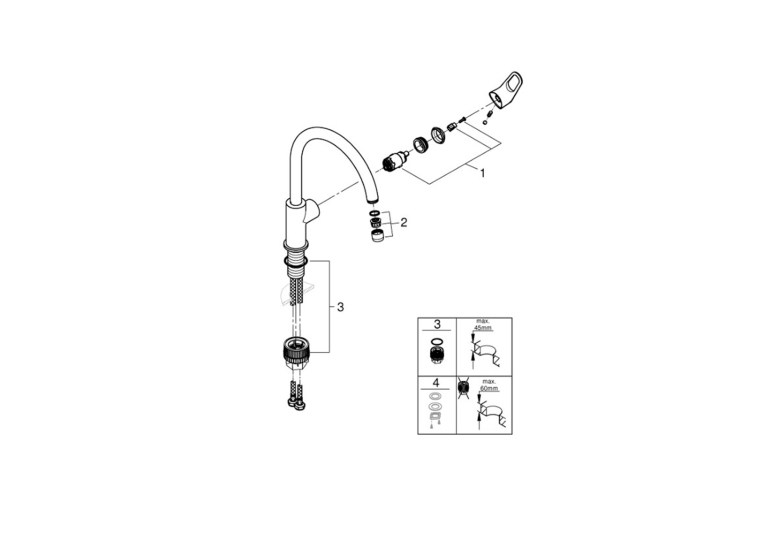 Смеситель для кухни Grohe Start Flow 31555001