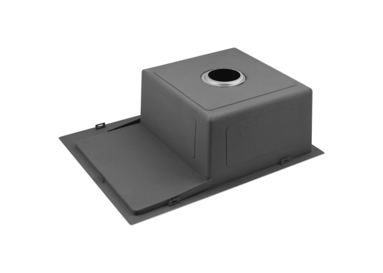 Кухонна мийка Kroner KRP Schwarze - 6350LHM PVD (3,0/1,0 мм) CV031322