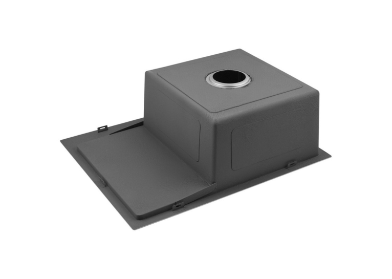 Кухонная мойка Kroner KRP Schwarze - 6350LHM PVD (3,0/1,0 мм) CV031322