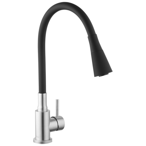Змішувач для кухні Kroner KRP Edelstahl Klassisch - ESG031BLK CV035371