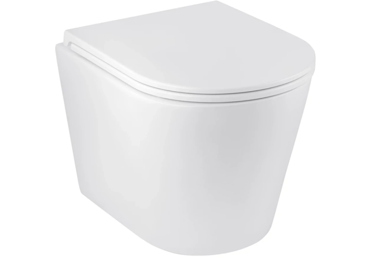 Унітаз підвісний Kroner Armada WHI513636 RIMLESS безобідковий з сидінням Slim Duroplast / Soft-close / Quick relase KA513636WHIR