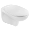 Унітаз підвісний Kroner Oker WHI533536 RIMLESS безобідковий з сидінням KO533536WHIR
