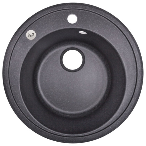 Кухонна мийка Lidz D510/200 BLA-03 (LIDZBLA03D510200)