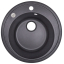 Кухонна мийка Lidz D510/200 BLA-03 (LIDZBLA03D510200)