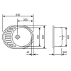 Кухонная мойка Lidz 620x500/200 COL-06 (LIDZCOL06615500200)