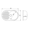 Кухонная мойка Lidz 780x500/200 COL-06 (LIDZCOL06780500200)