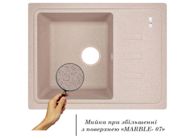 Кухонна мийка Lidz 620x435/200 MAR-07 (LIDZMAR07620435200)