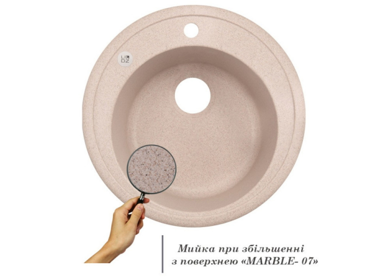 Кухонная мойка Lidz D510/200 MAR-07 (LIDZMAR07D510200)