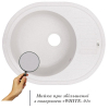 Кухонна мийка Lidz 620x500/200 WHI-01 (LIDZWHI01615500200)