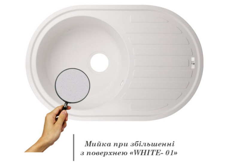 Кухонная мойка Lidz 780x500/200 WHI-01 (LIDZWHI10780500200)