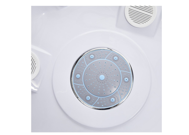  Душовий бокс Lidz Tani SB90x90.SAT.HIGH.FR скло Frost LTSB9090SATHIGHFR