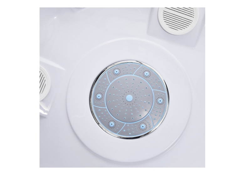  Душовий бокс Lidz Tani SB90x90.SAT.HIGH.FR скло Frost LTSB9090SATHIGHFR