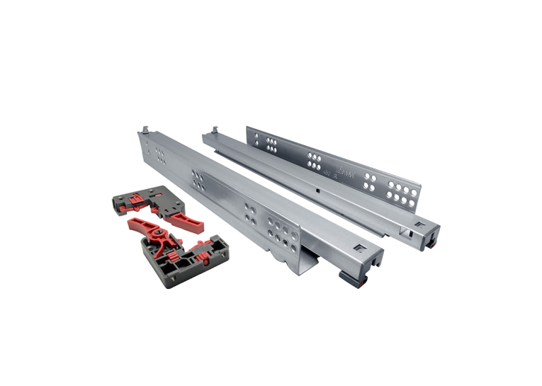 Напрямна прихованого монтажу Linken System (35 кг) L350 повного висування з доводчиком+кріплення, ДСП 16 31498