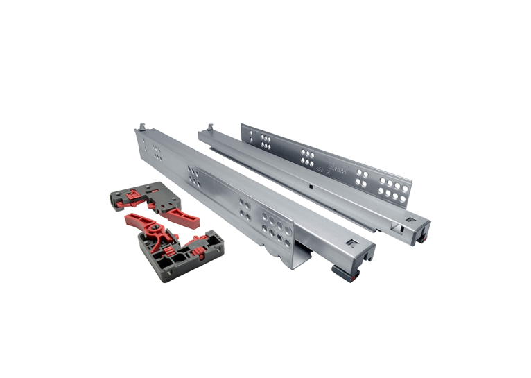 Напрямна прихованого монтажу Linken System (35 кг) L350 повного висування з доводчиком+кріплення, ДСП 16 31498