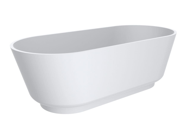 Окремостояча ванна зі штучного каменю MIRAGGIO SIENA MIRASOFT 180x80 0001031
