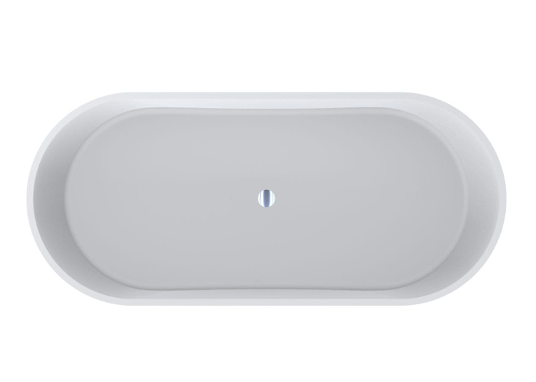 Окремостояча ванна зі штучного каменю MIRAGGIO SIENA MIRASOFT 180x80 0001031