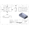  Раковина Miraggio Copper 400 Глянець