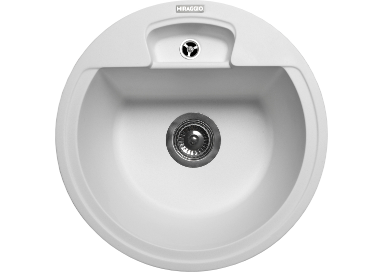  Мийка кухонна Miraggio Valencia 450 Біла
