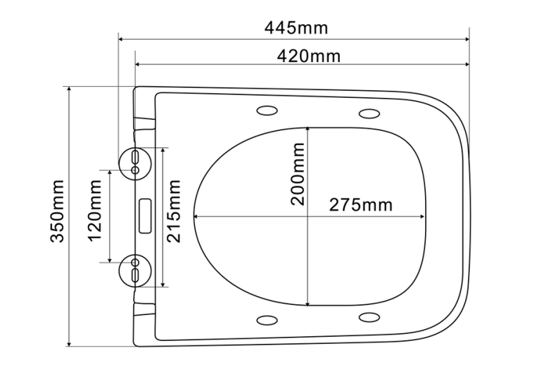 Унитаз с функцией биде  Mixxus Premium QUADRO-1301-R MP6658