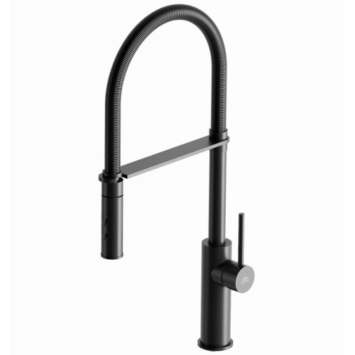 Смеситель кухонный Paffoni Light Black 01504