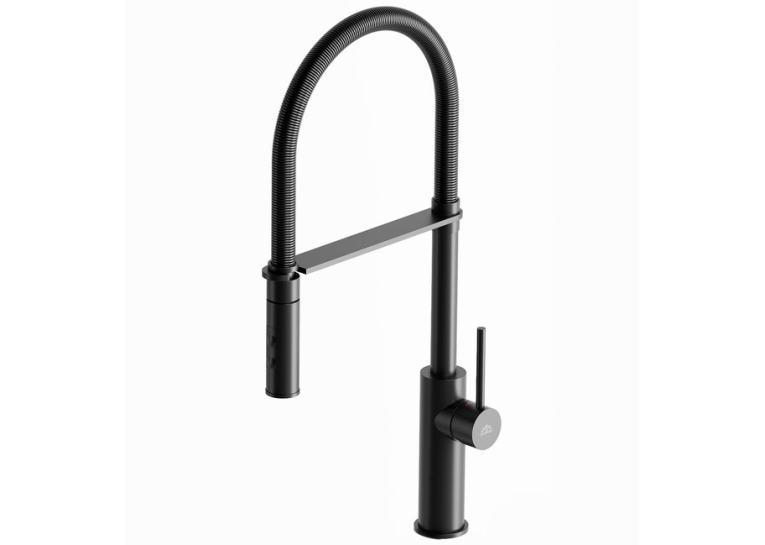 Смеситель кухонный Paffoni Light Black 01504