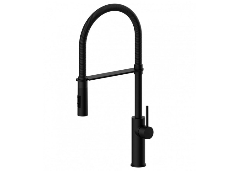Смеситель кухонный Paffoni Light Black 01504