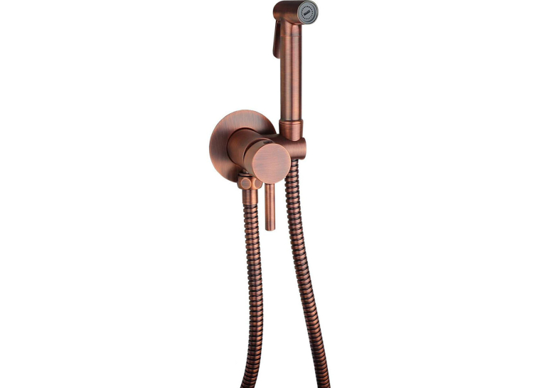 Гігієнічний душ Paffoni Tweet Round Mix (ZDUP110RMSP) brushed copper