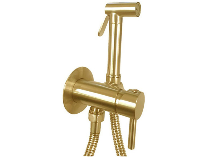 Гігієнічний душ Paffoni Tweet Round Mix (ZDUP110HGSP) BRUSHED HONEY GOLD