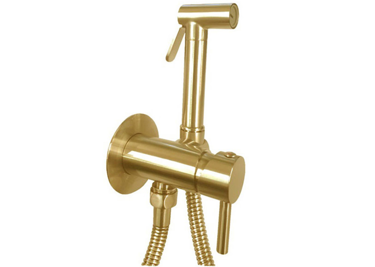 Гігієнічний душ Paffoni Tweet Round Mix (ZDUP110HGSP) BRUSHED HONEY GOLD
