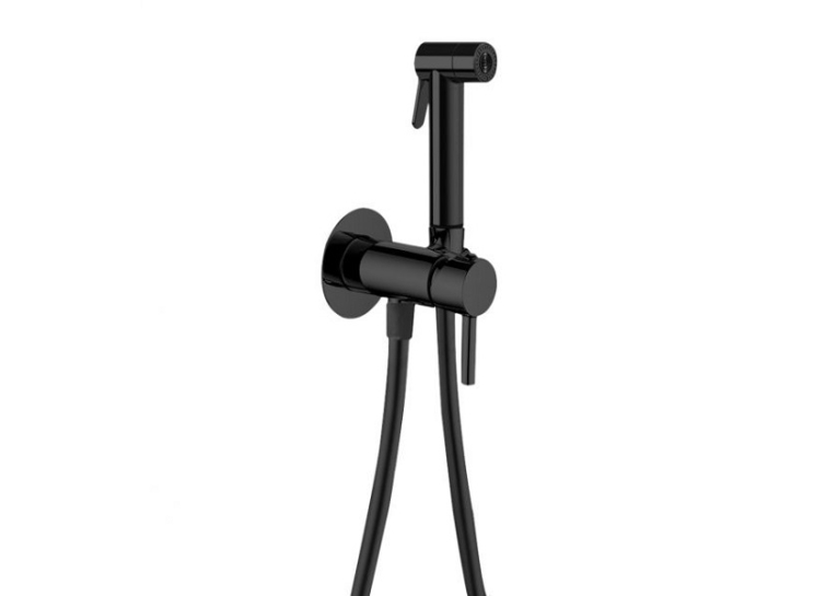 Гігієнічний душ Paffoni TWEET ROUND PLUS MIX (ZDUP125NO) чорний матовий