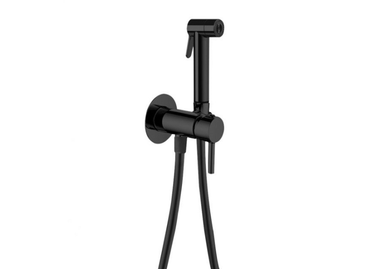 Гігієнічний душ Paffoni TWEET ROUND PLUS MIX (ZDUP125NO) чорний матовий