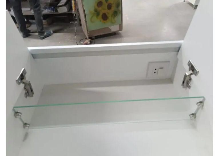 Шафа навісна дзеркальна ПІК Базис 60 з LED підсвічуванням SH-0560-Вl