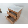 Тумба ПІК Мінімал з умивальником КОМО  50 см, T 305019 Mw + UM-5019 (Wood)