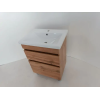 Тумба ПІК Мінімал з умивальником КОМО  50 см, T 305019 Mw + UM-5019 (Wood)