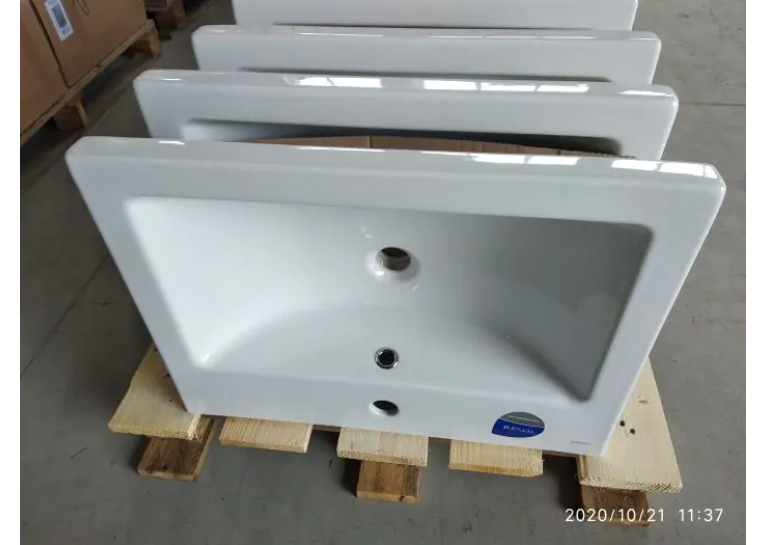 Тумба ПІК Мінімал с умывальником КОМО 60 см, T 306019-Mw + UM-6019 (Wood)