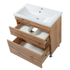 Тумба ПІК Мінімал з умивальником КОМО 70 см, T 307019 Mw + UM-7019 (Wood)