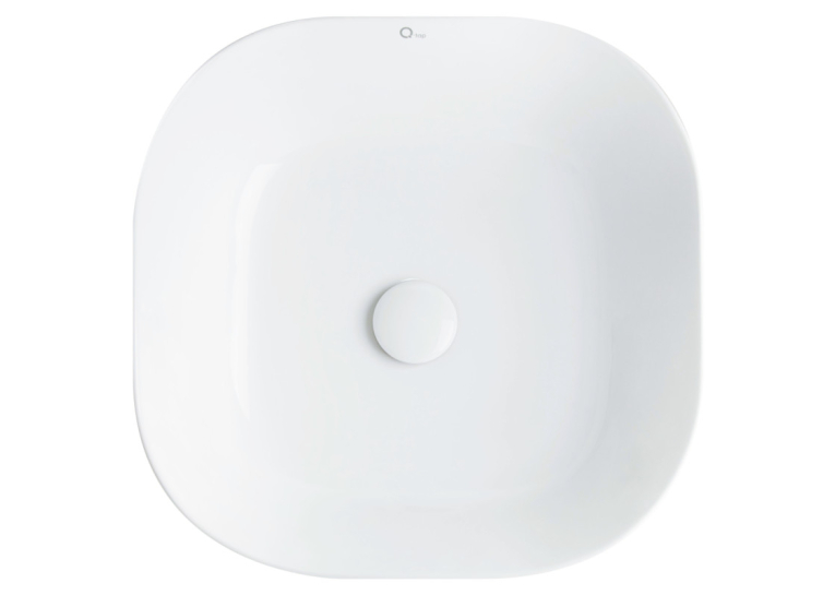 Раковина Qtap Kolibri WHI 41288/F008 с донным клапаном