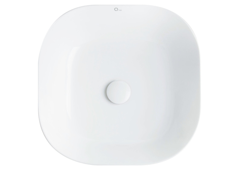 Раковина Qtap Kolibri WHI 41288/F008 з донним клапаном