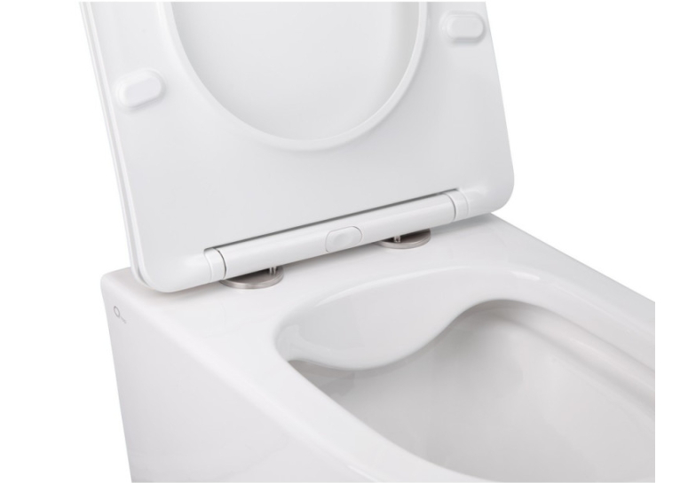 Унитаз подвесной Qtap Swan WHI 5178 безободковый с сидением дюропласт soft-close