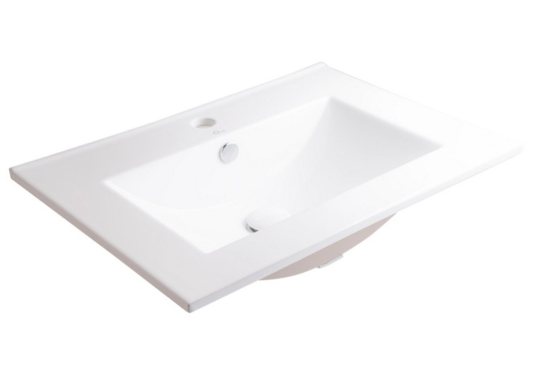 Раковина Qtap Albatross WHI 4530-600/F008 с донным клапаном