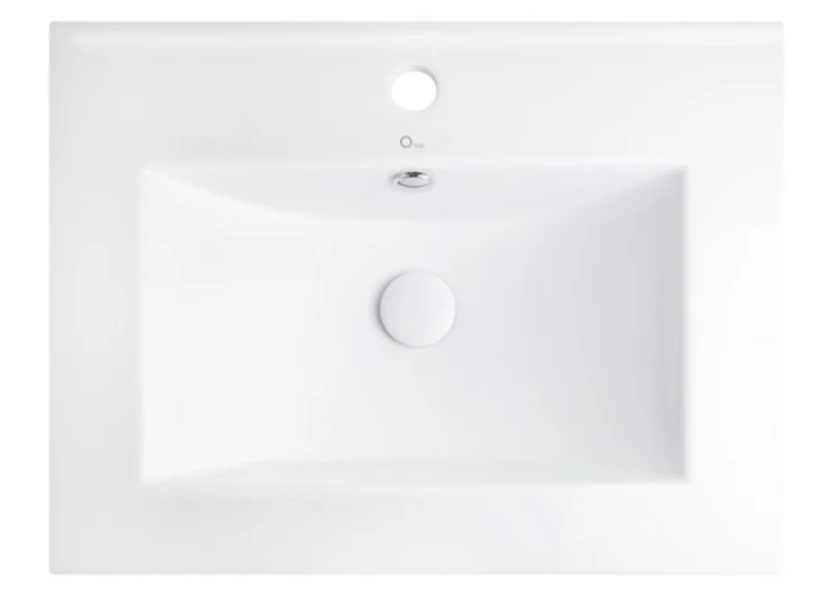 Раковина Qtap Albatross WHI 4530-600/F008 с донным клапаном